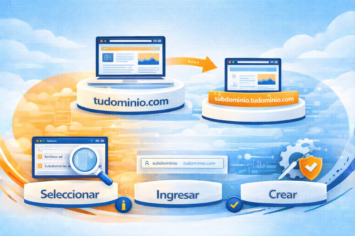 Cómo crear un subdominio