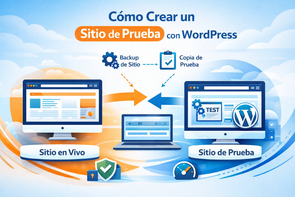 Cómo crear un sitio de prueba